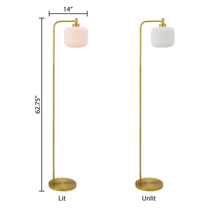 River of Goods - Wholesale Floor Lamp - 63"H Rowan Globe Shade Floor Lamp36