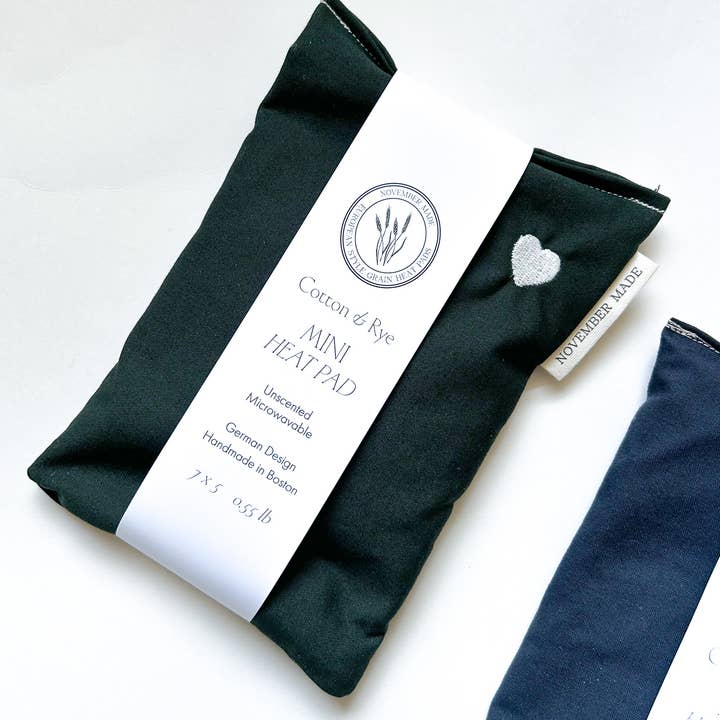 November Made - Wholesale Heating Pad - Neutral Mini Heart Heat Pad - Embroidered7