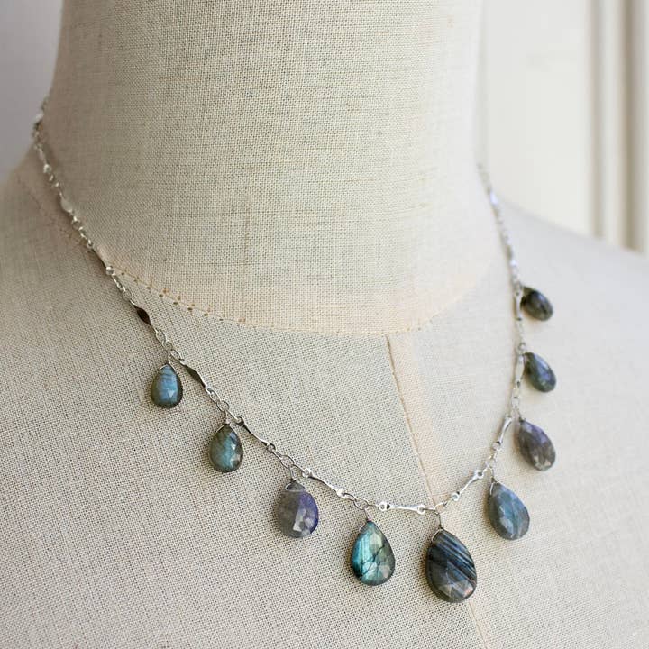 a.v. max - Wholesale Pendant/Charm Necklace - Large Teardrop Neck|5 color options5