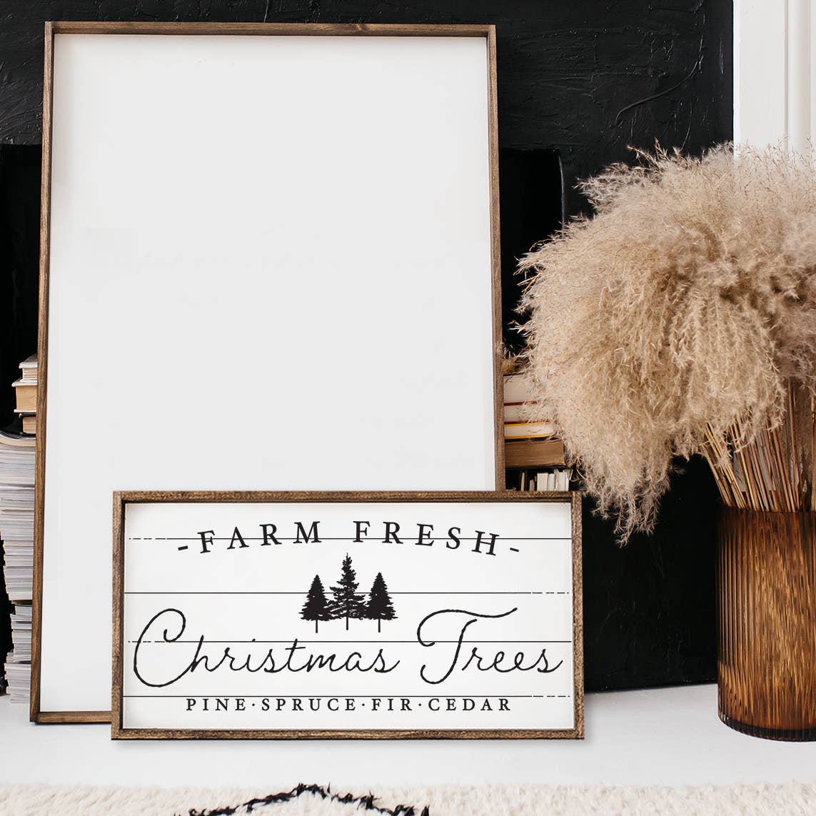 Hoekstra Decor - Wholesale Sign - Farm Fresh Christmas Trees Wood Sign1