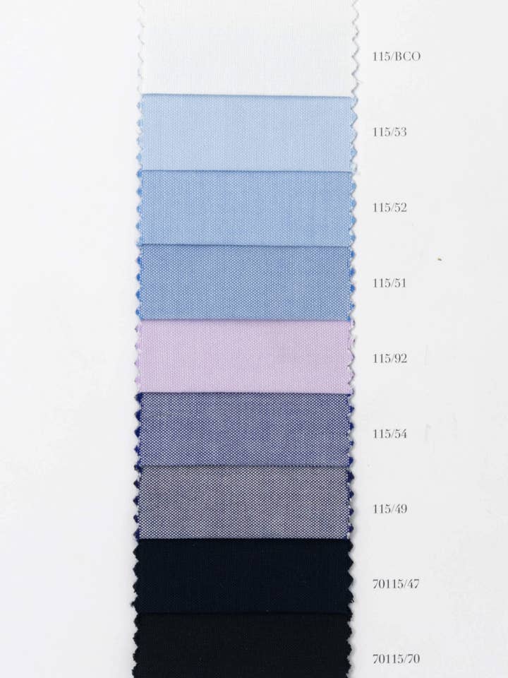 Orta Pin Point 80/2 Fil retors 100% coton Fait main en Italie pour la vente par HENRIK