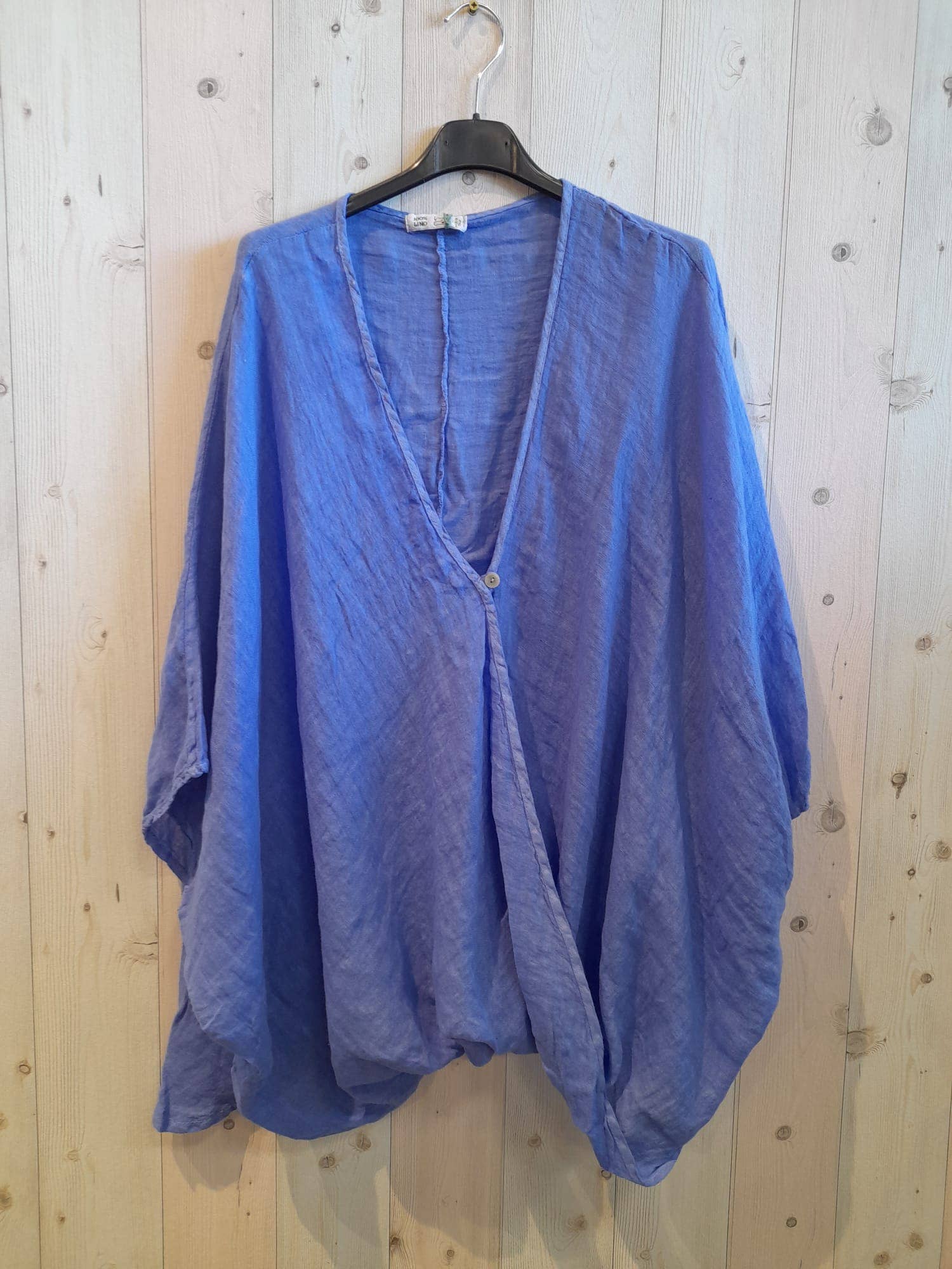 Linen & More – Engroshandel Bluse - Dame – Oversize bluse i 100 % hør1