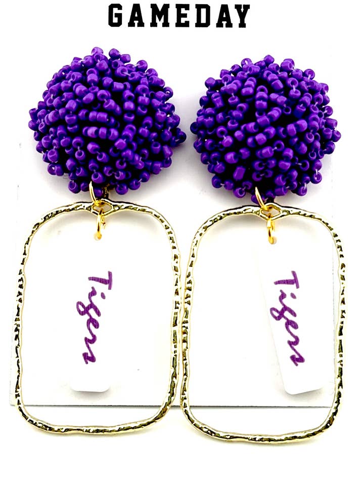 Orecchini Tigers - Perfetti per la giornata di gioco per la vendita all'ingrosso da parte di Cora's Den