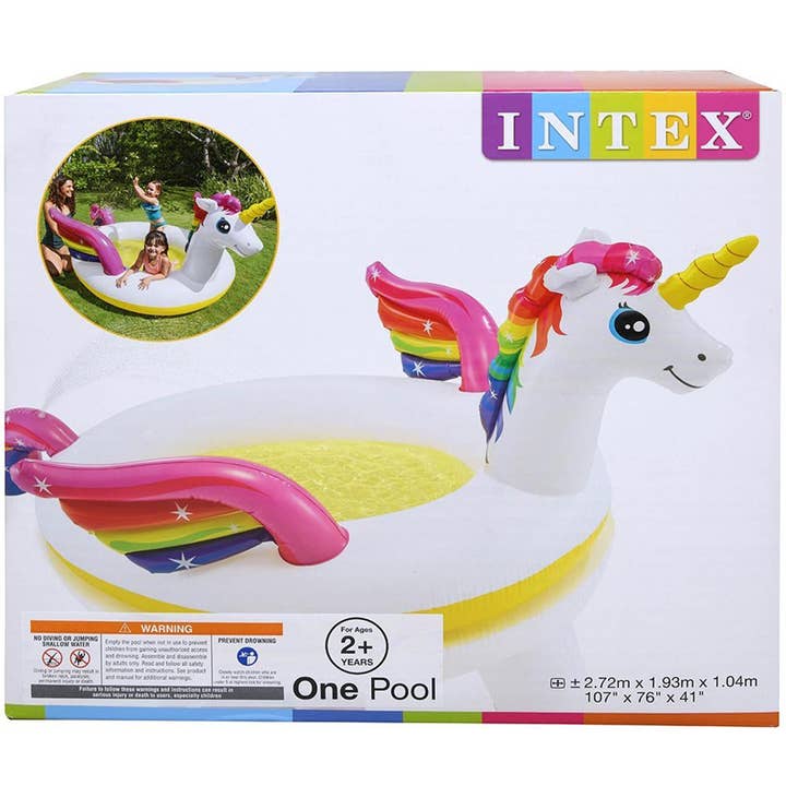 Intex Mystic Unicorn Sprühpool für den Großhandel von Deluxe Import Trading