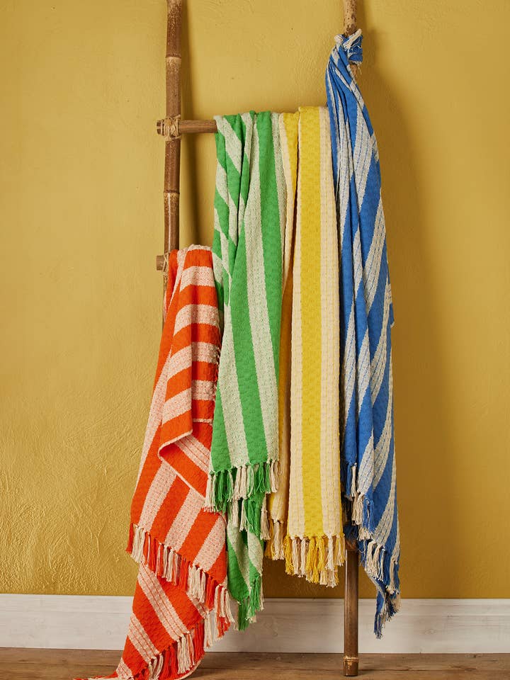 Berge Stripe Throw for wholesale by Namaste