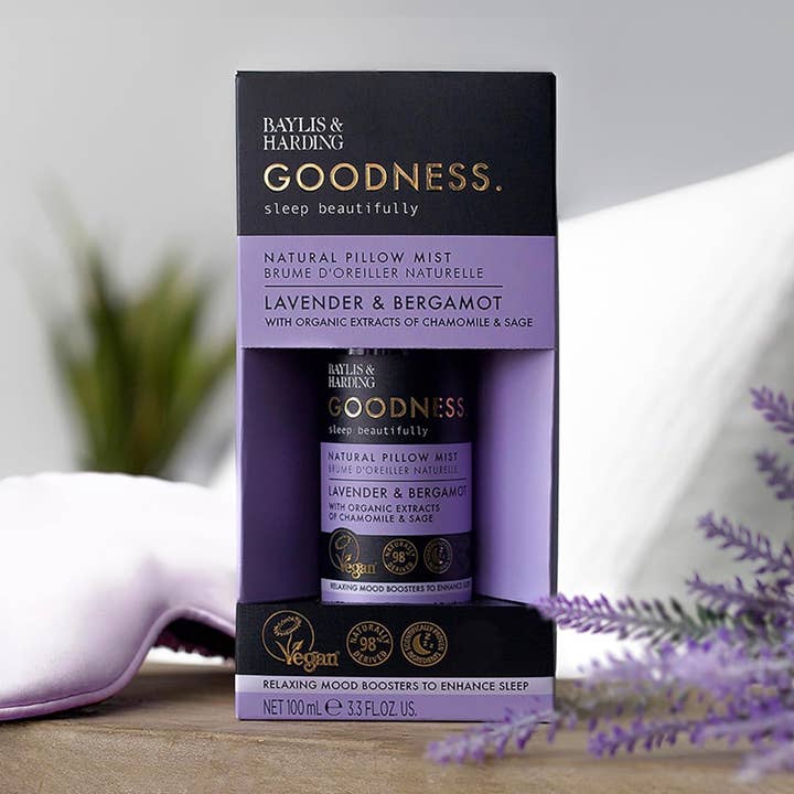 Baylis & Harding Lavender & Bergamot Pillow Mist for wholesale by Mammoth Buys