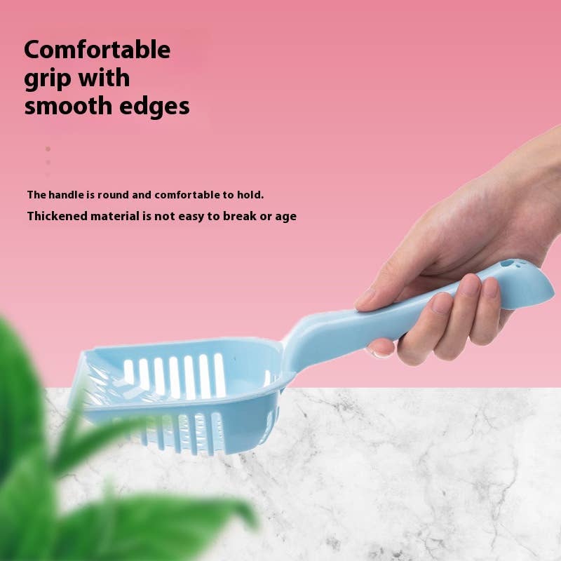 PAWPAWwholesale - Wholesale Cat Litter Box - Plastic Hollow Cat Litter Scoop Pet Waste Picker_CWMM52493