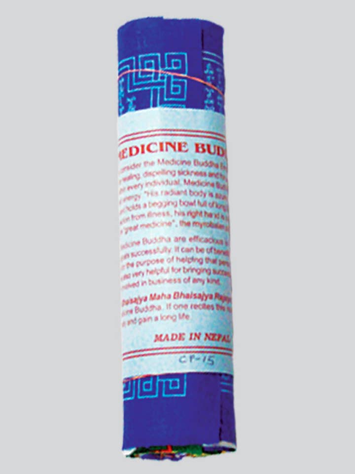 Medicine Buddha Gebetsfahnen (CP-15) für den Großhandel von Kathmandu Imports