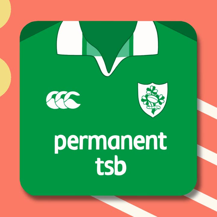 Irish Rugby Coaster for wholesale by Maktus