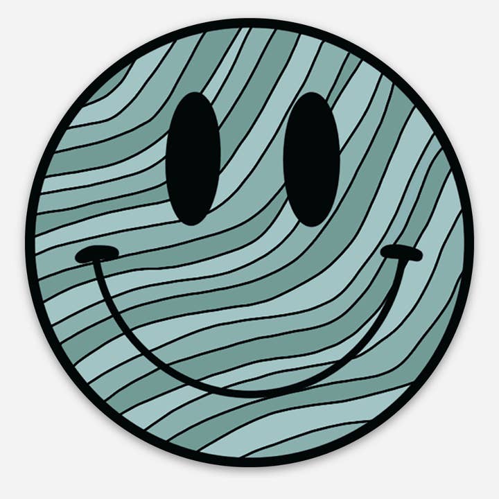 Smiley Sticker for wholesale by Aster and Arden