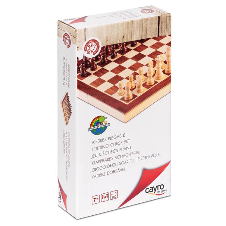 Cayro - Wholesale Board Game - Chess - + 7 Years - Wooden Pieces And Folding Board