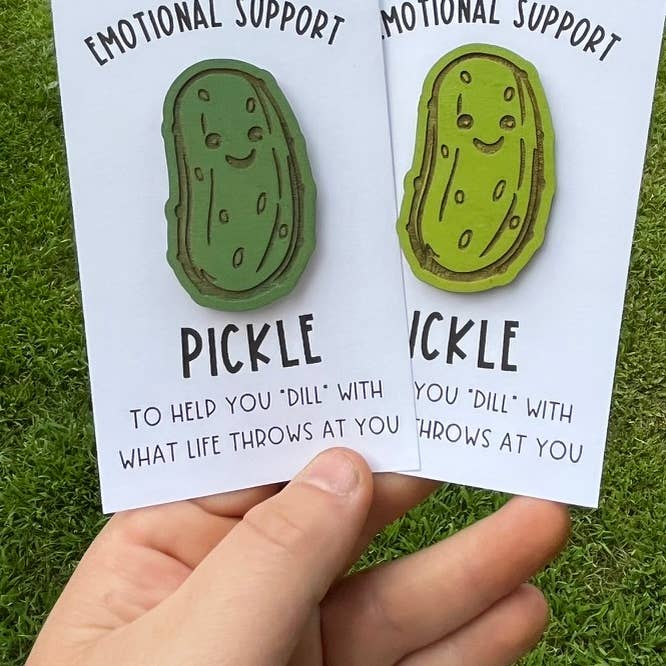 Handmade by Hammero - Wholesale Gag Gift/Novelty Gift - Emotional Support Pickles