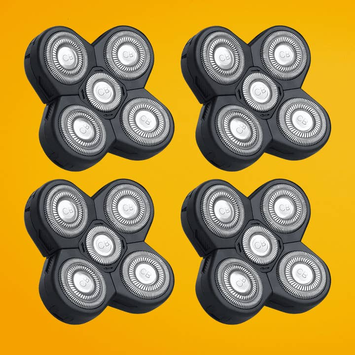 Bald Buddy Standard Shaving Head – Original Replacement (4 units) for wholesale by The Cut Buddy