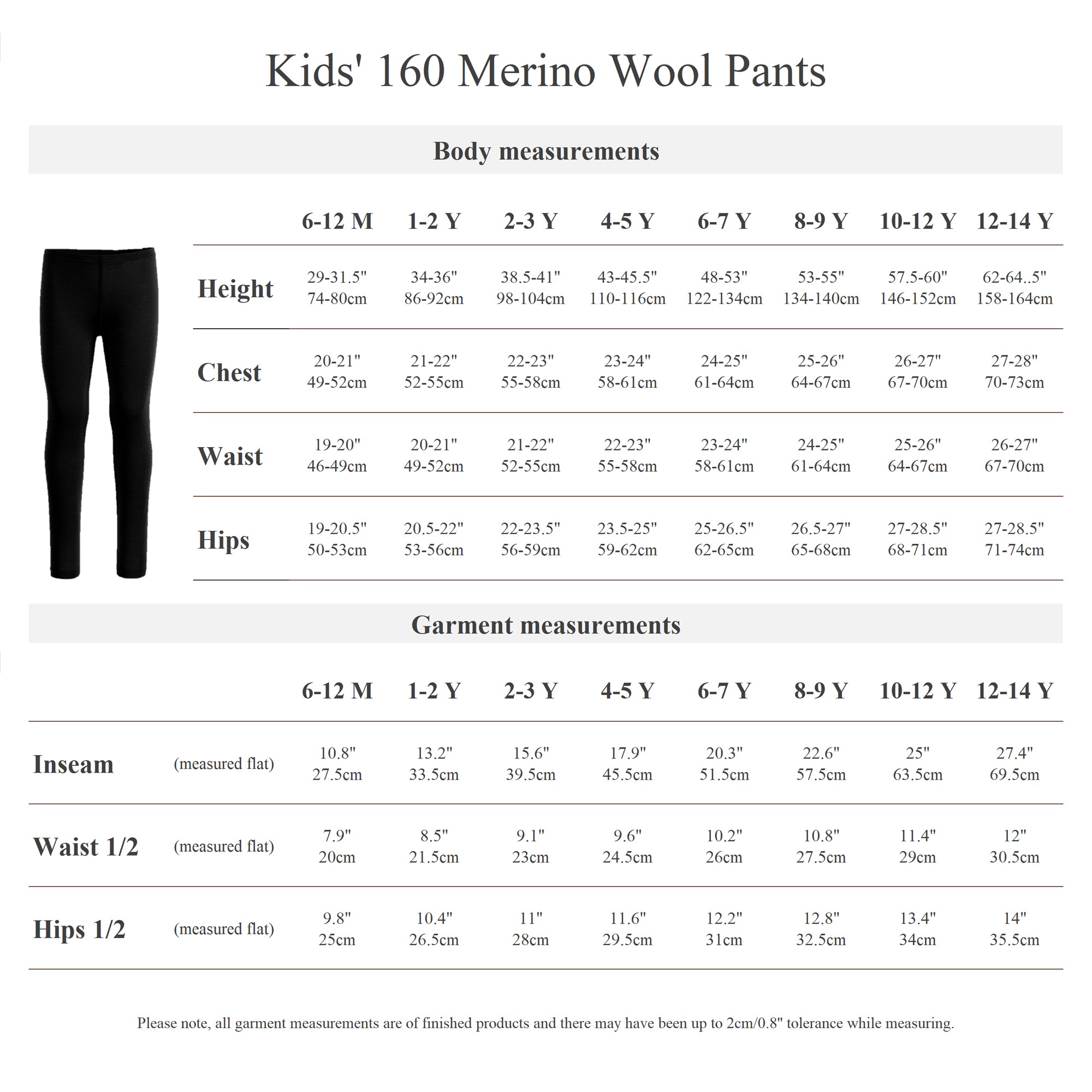 menique - Wholesale Pants - Kids - Thermal Base Layer Kids' Merino Wool Pants Dark Green10
