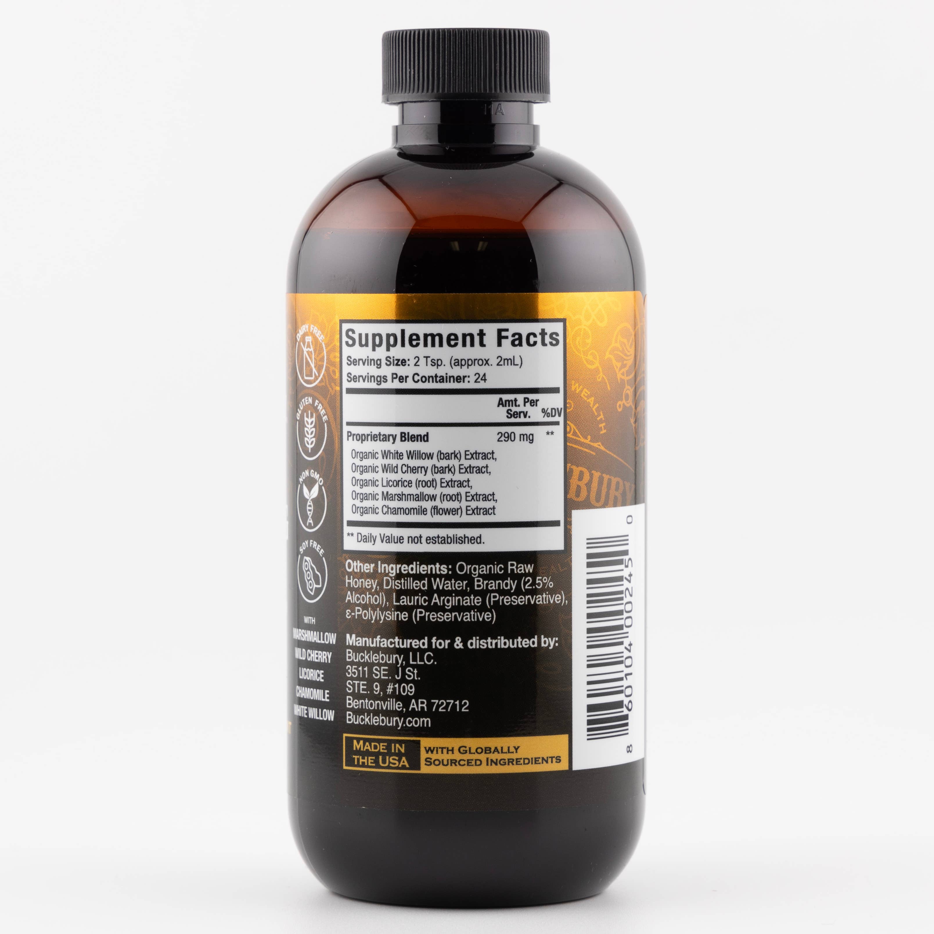 Bucklebury - Wholesale Oral Supplement/Vitamin - Bucklebury Herbal Soothing Syrup1