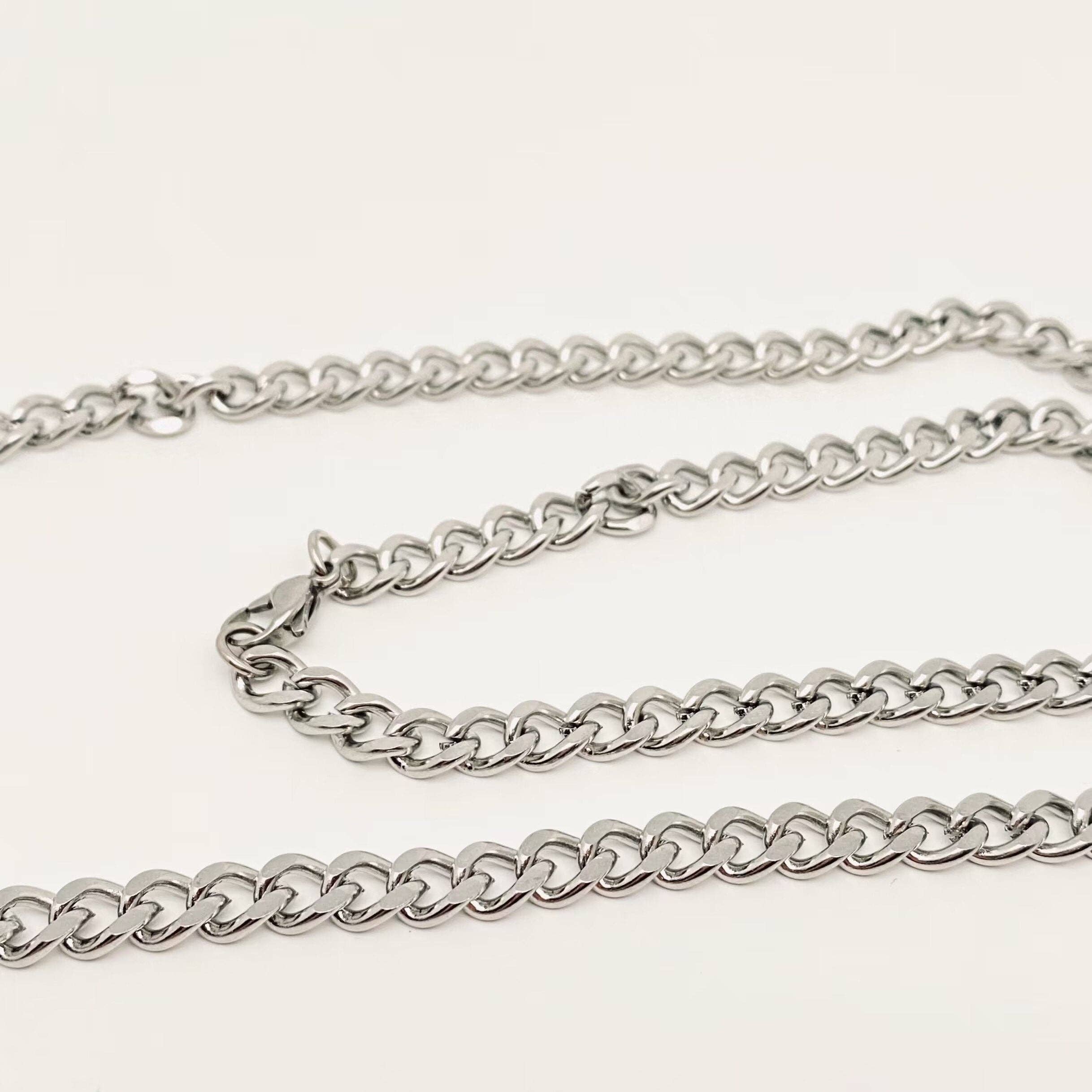Mio Queena - Wholesale Jewelry - Men's - Stainless Steel Men's Necklace Woven Chain1