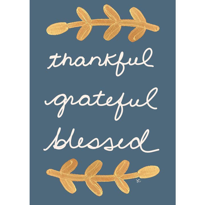 Citrus Daisy - Wholesale Thanksgiving Card - Thankful Grateful Blessed Card1