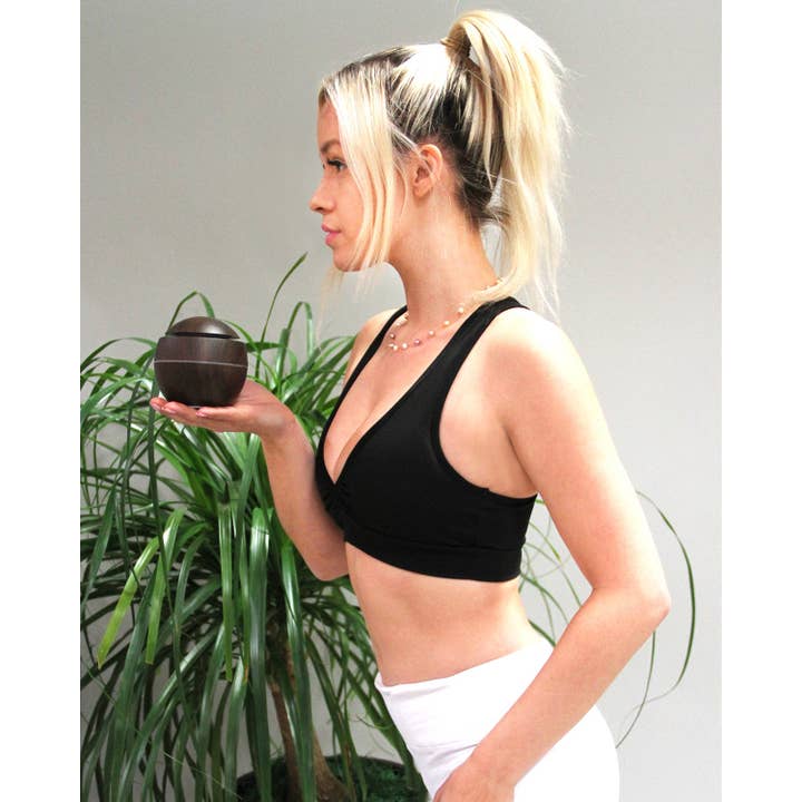 Lenawee Moda – wholesale Elektronisk diffusor – Aroma luftfuktare Diffusor - Mörk Woodgrain4