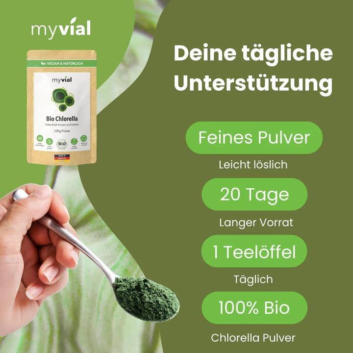 myvial - Wholesale Protein/Superfood Powder - Organic Chlorella Powder