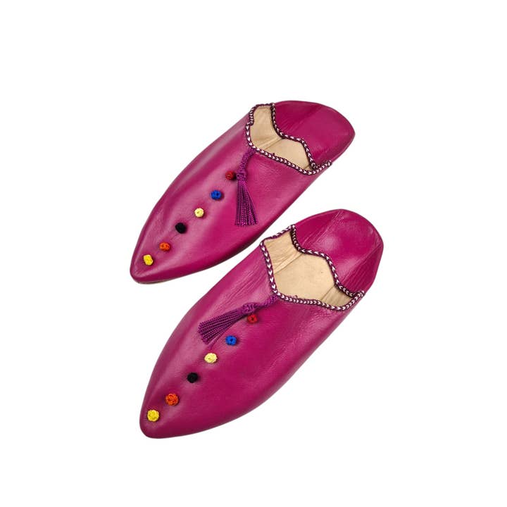 Marrakech Crafts - Wholesale Slippers – Women's - Babouche slipper in Moroccan leather for women9