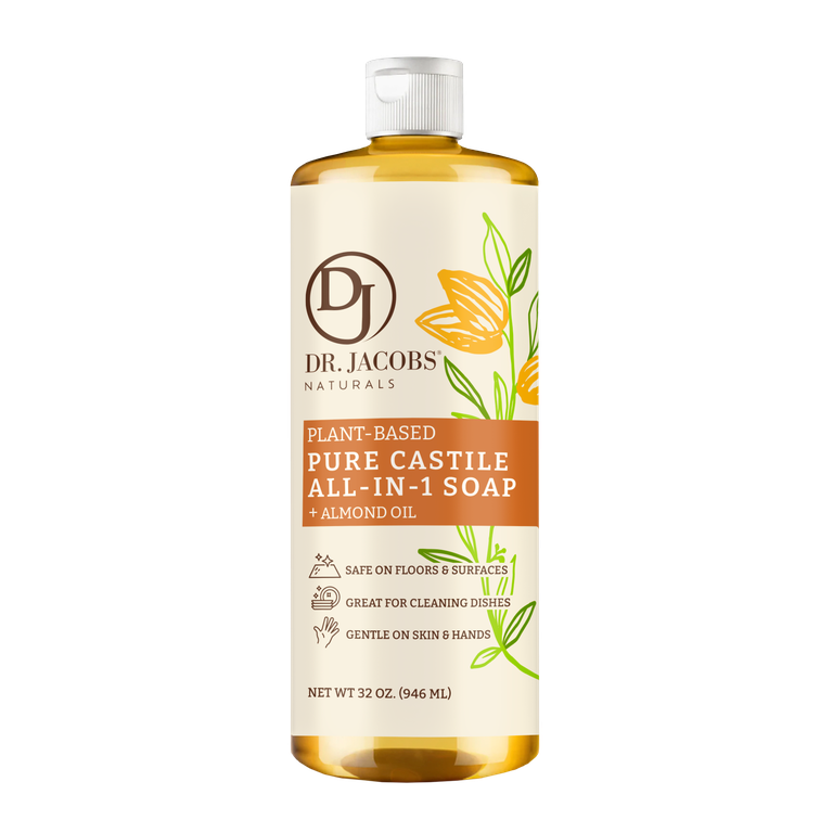 Dr Jacobs Naturals - Wholesale All-Purpose Cleaning Spray - All in 1 Pure Castile Soap Cleaner 32 oz3