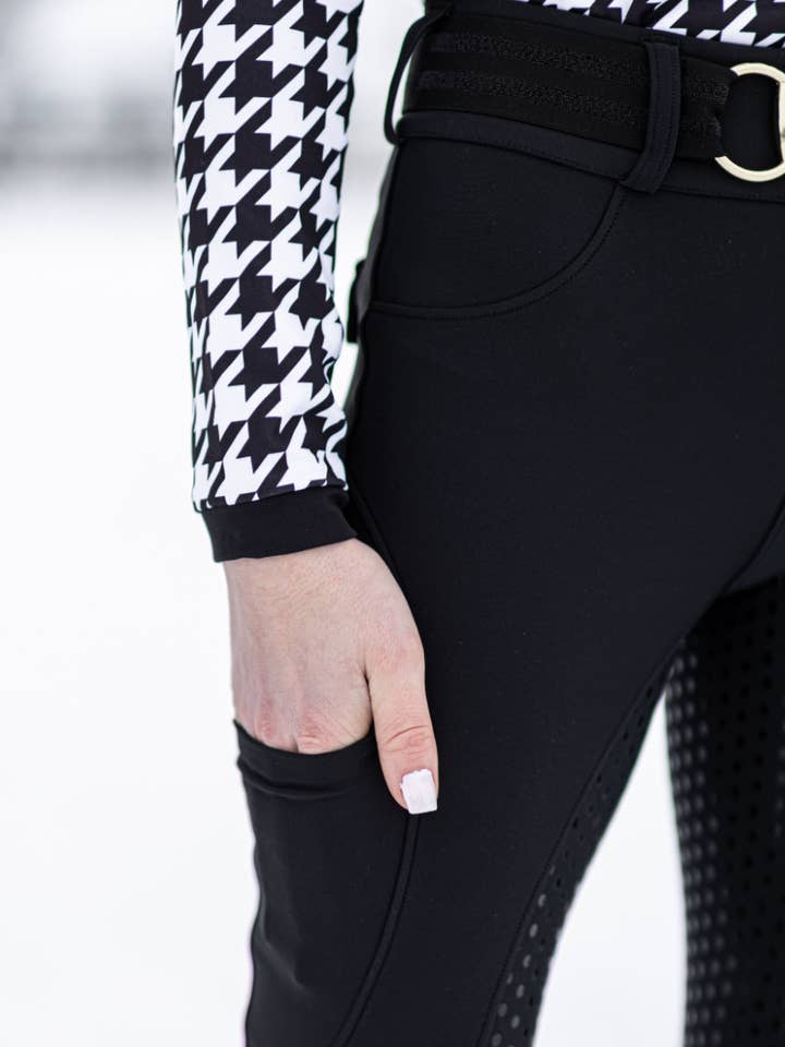 Novella Equestrian - Wholesale Pants - Women's - The Always Fits Full Seat Breech. (Black)7