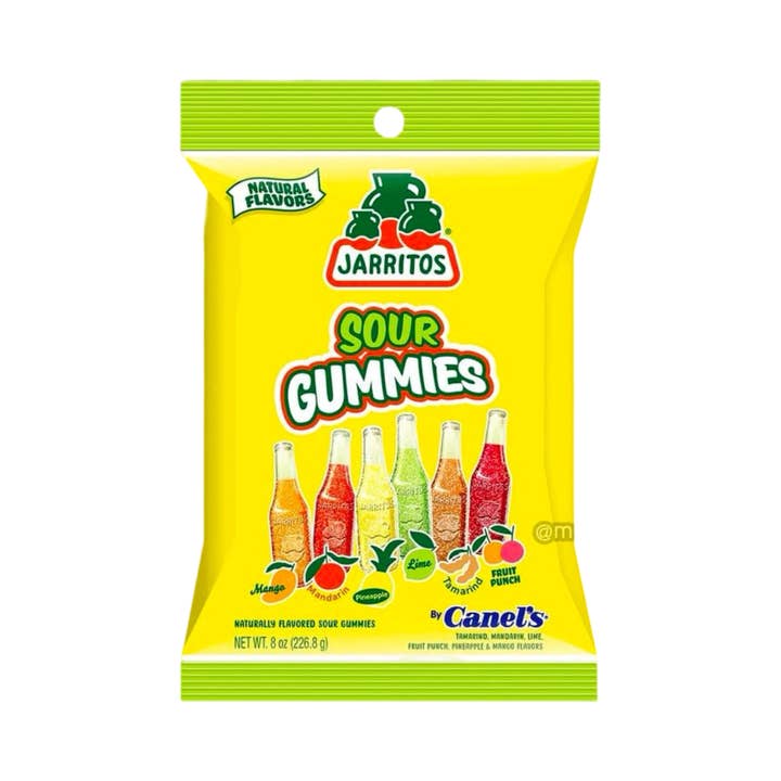 Carnival Candies & Ice Cream Inc. - Wholesale Gummy - Jarritos Sour Gummy Candy (8 Oz) Bags