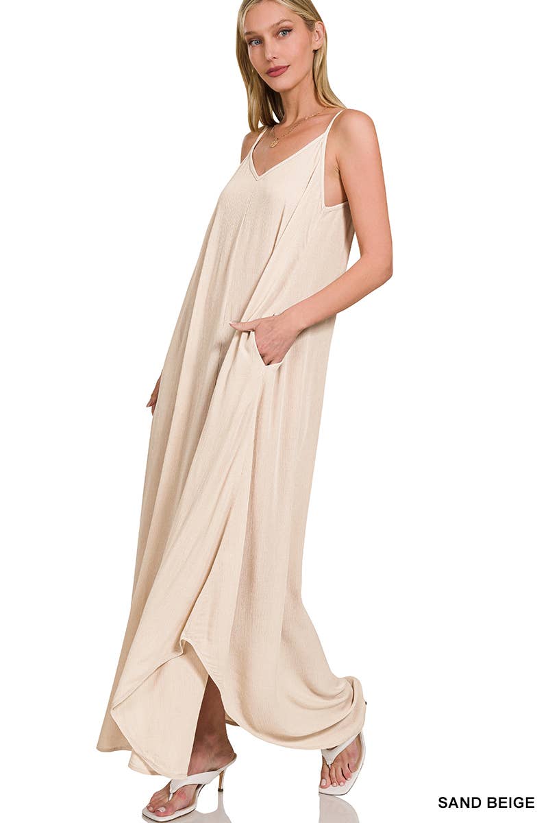 42POPS - Wholesale Dress - Women's - `.Maxi Dress w/ pockets9