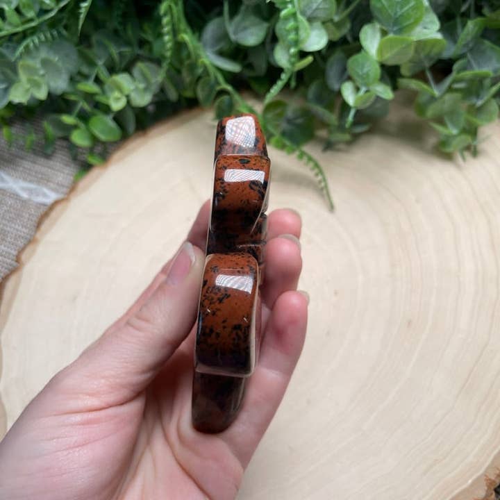 Copper Ashes - Wholesale Spiritual Stone/Crystal - Crystal Fluer De Lis Symbol