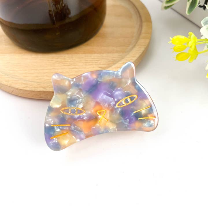 TheDivaSoap - Wholesale Hair Clip - Women's - Cute Cat Hair Clip, Acetate Animal Claw Clip