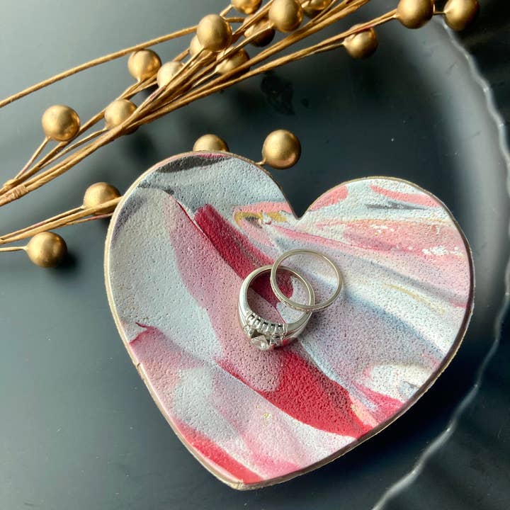El & Gray Design - Wholesale Jewelry Dish - Valentina Heart Trinket Tray0