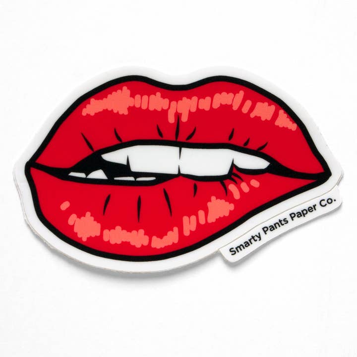 Smarty Pants Paper - Wholesale Sticker - Red Lips Sticker5