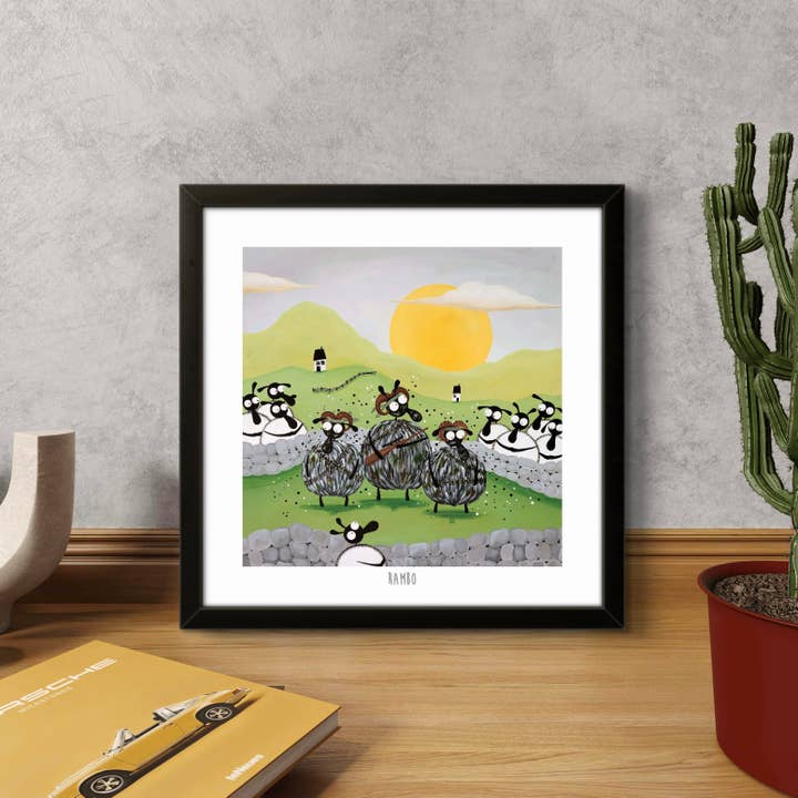 Rambo print for wholesale by Mervyn Tay Art