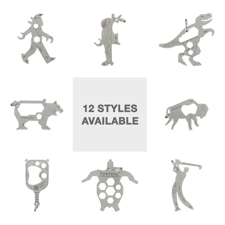Zootility - Wholesale Keychain - Unisex - Scorpion Key 18-in-1 Keychain Multi-Tool
