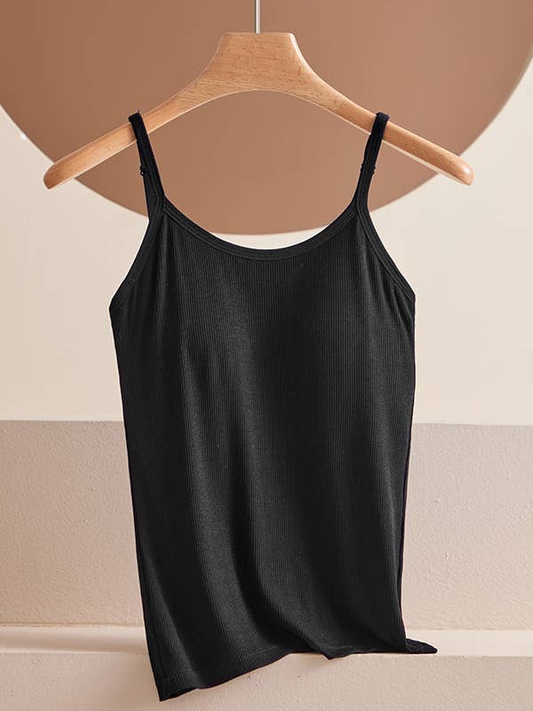 Hope & Sunshine - Wholesale Camisole - Women's - Modal Padded Longline Camisole Top