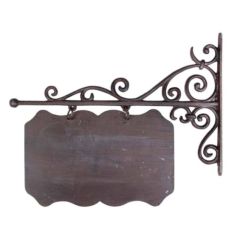 Esschert Design USA - Wholesale Sign - Hanging Sign, Cast Iron, Antique Brown2