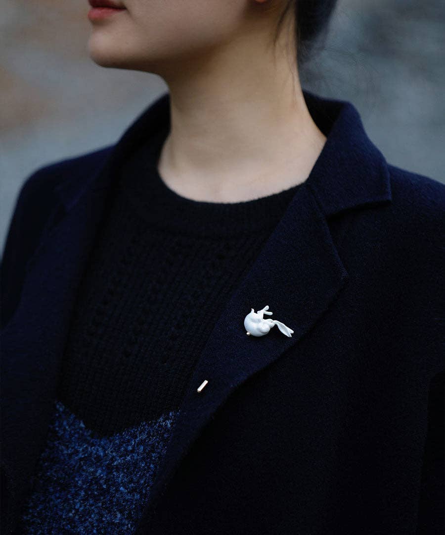 Vermilion Collection – wholesale Brosch – YIHE Keramikbroscher "Kanin"18