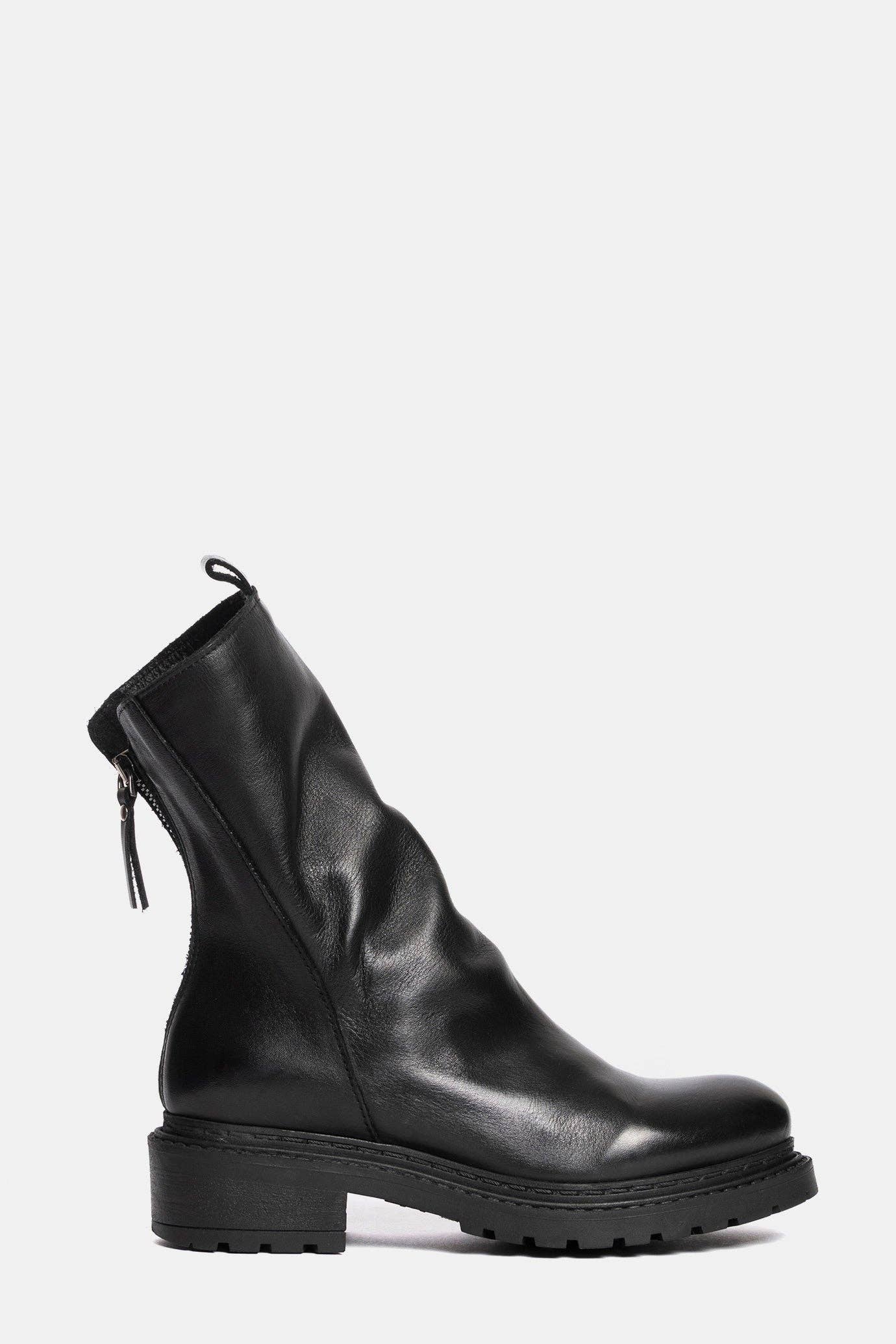 METISSE - Wholesale Boots - Women's - Black calfskin ankle boots MA050