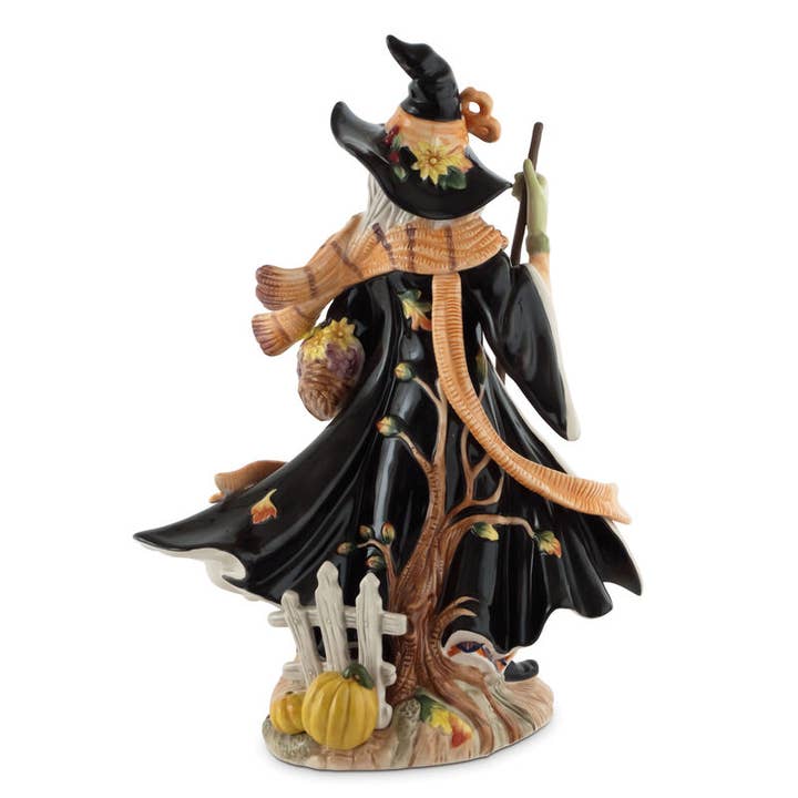 Multi Fitz & Floyd Halloween Harvest Witch Figurine Gift Box Pkg for wholesale on Faire