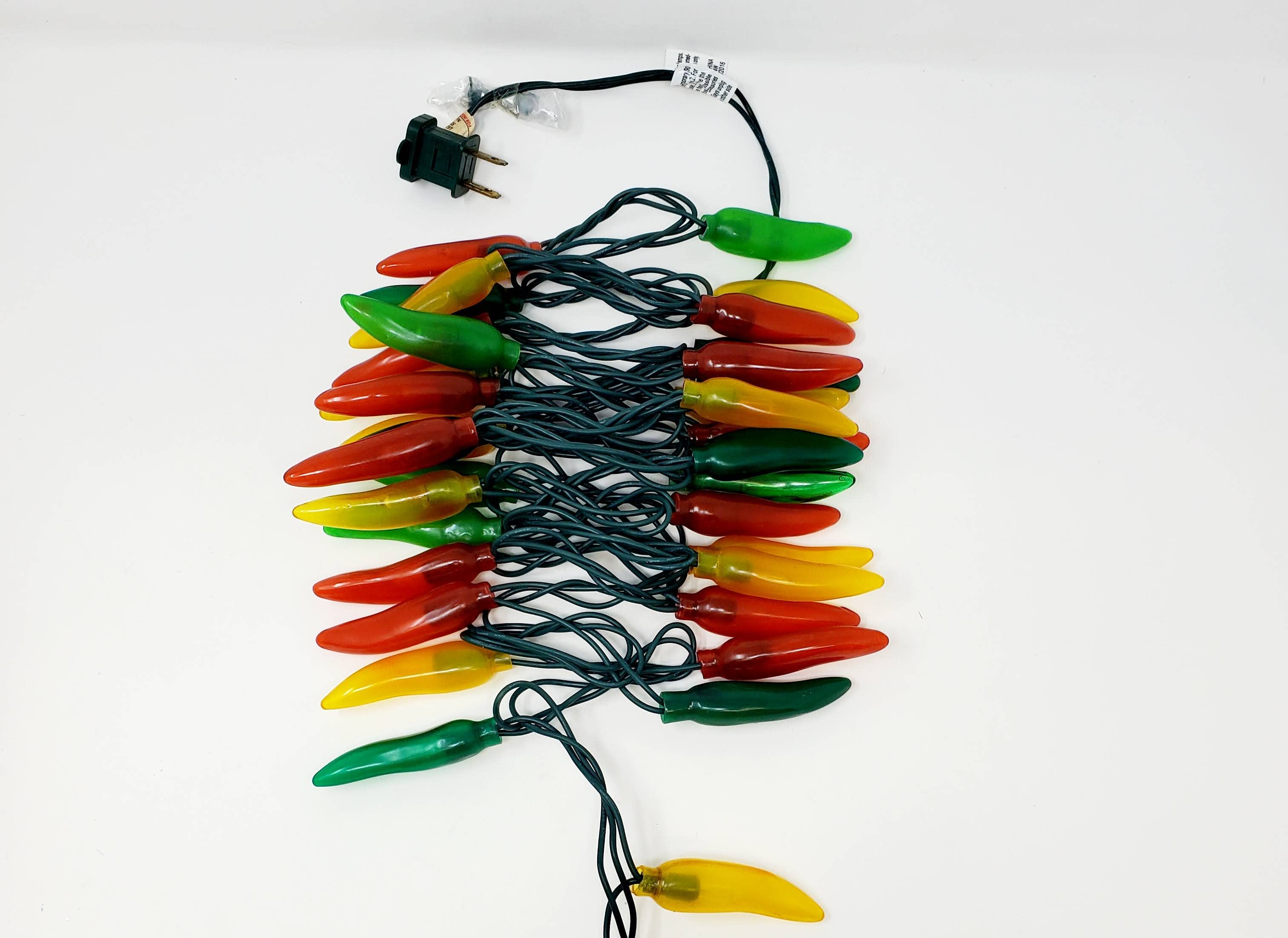More Than Christmas, Inc - Wholesale String Lights - Chile Pepper Light String 35 Lights - Red/Green/Yellow2