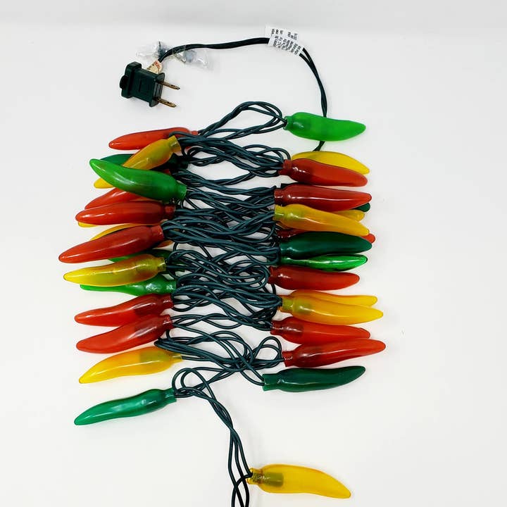 More Than Christmas, Inc - Wholesale String Lights - Chile Pepper Light String 35 Lights - Red/Green/Yellow2