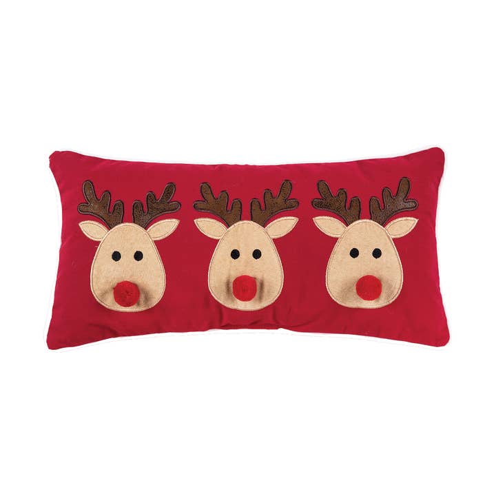 Christmas Reindeer Games Throw Pillow for wholesale by C&F Home