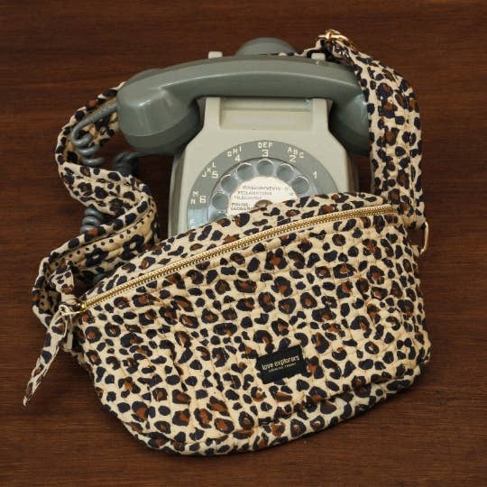 Love Explorers - Wholesale Belt Bag - Women's - Banana bag - beige leopard10