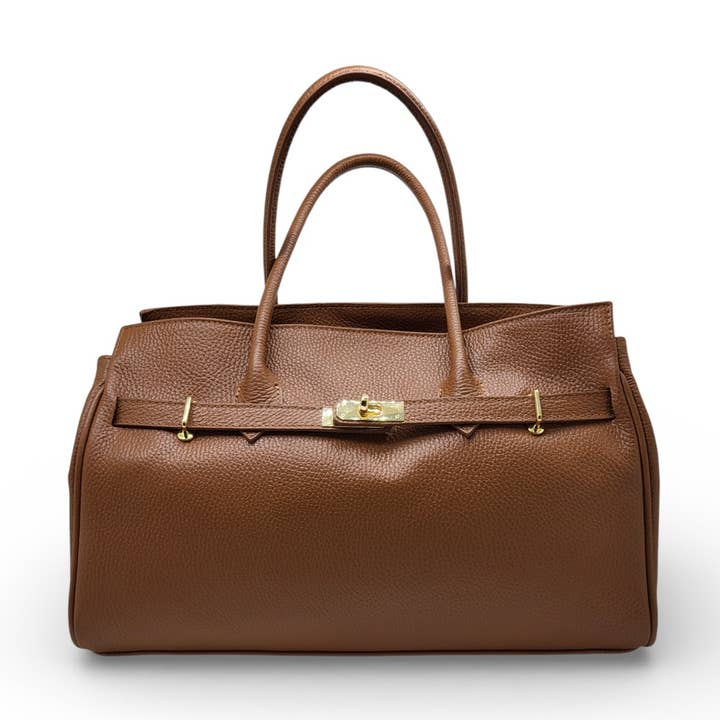 Leren tas AUDACE Camel voor wholesale door ZEEN