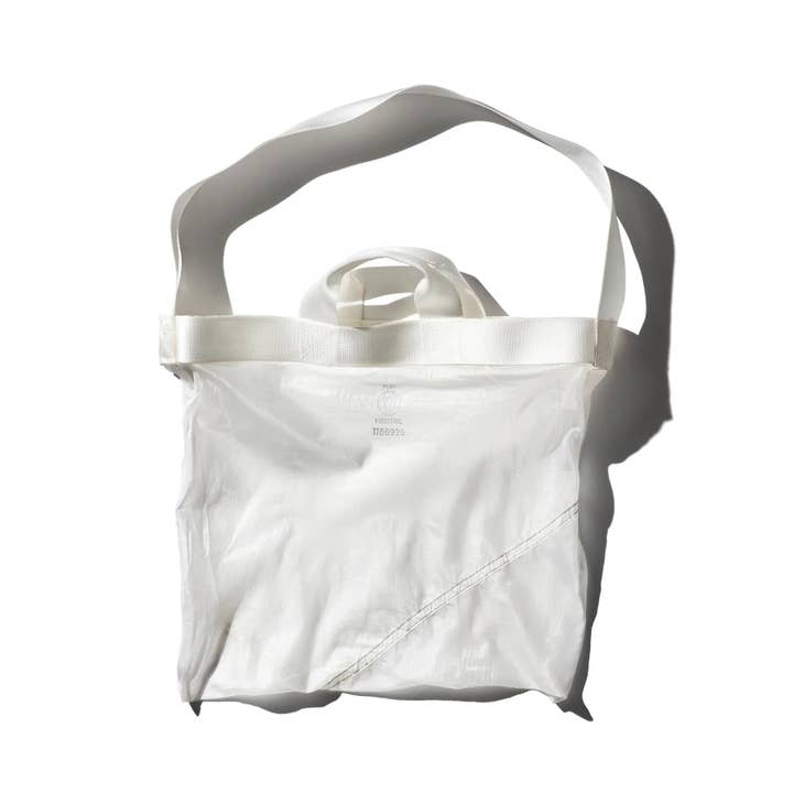 Puebco - Wholesale Tote Bag - Women's - Vintage Parachute Light 2-Way Bag - White