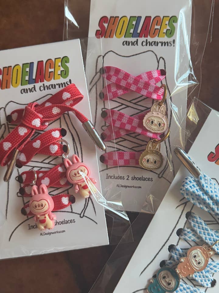 AL Designworks - Wholesale Shoe Accessories - Labubu shoe charms (set of 2)3