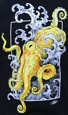 Weinlese-Schwarz Crawl - Herren Grafik-T-Shirt für den Großhandel auf Faire5