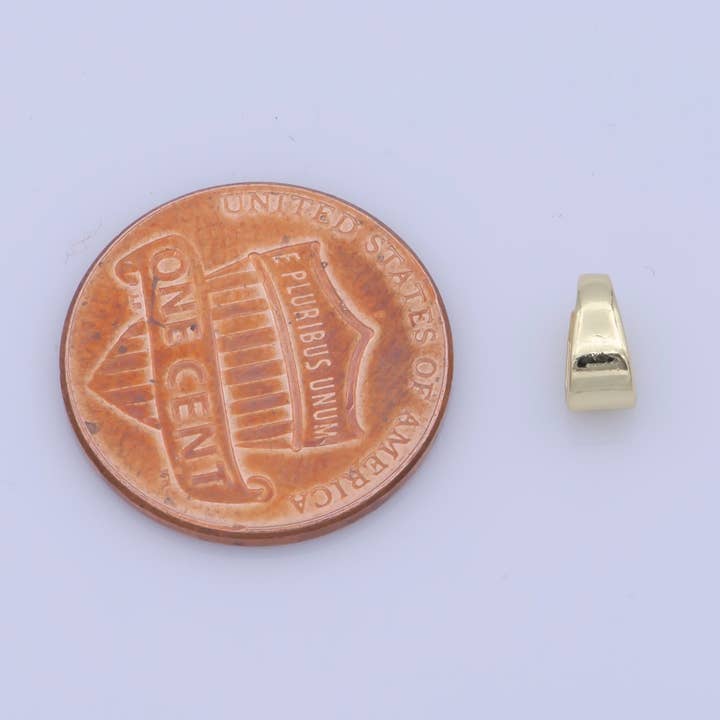 Aim Eternal - Wholesale Craft Supplies - Gold Open Jump Rings Gold Filled Pendant Hook Jewelry Supplies For DIY Jewelry Making Necklace L-3961