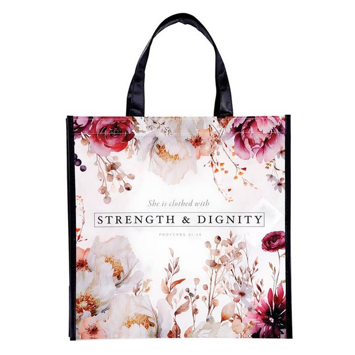 Tote - Strength and Dignity for wholesale by Faithworks by Creative Brands