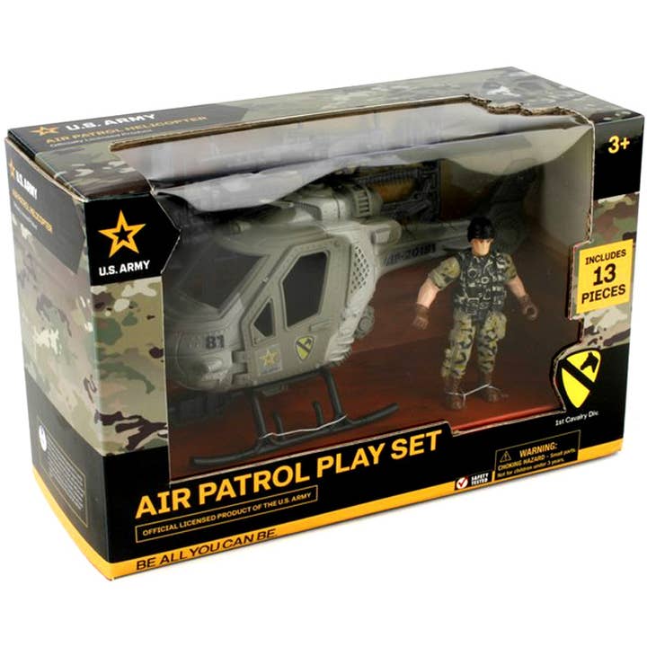 Ensemble de jeu de patrouille aérienne de 13 pièces de l'armée américaine pour la vente par Empire Discount